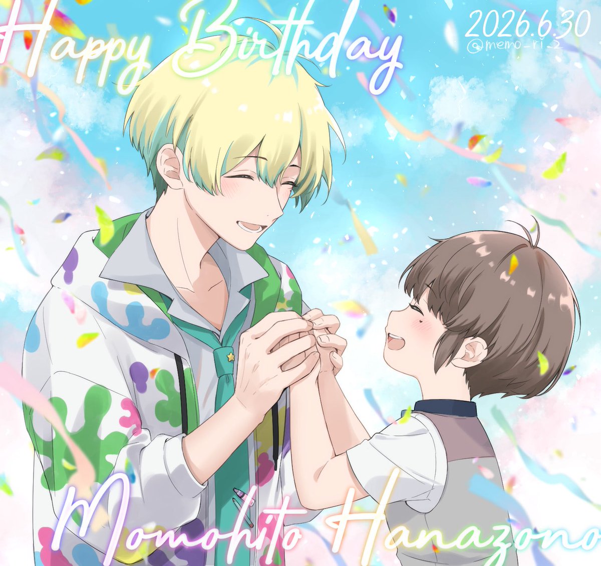 memo_ri_2's tweet photo. これからもカラフルな日々を描いていこうね
お誕生日おめでとう！

#花園百々人生誕祭2026
#花園百々人誕生祭2026 https://t.co/r52DPwsCfk