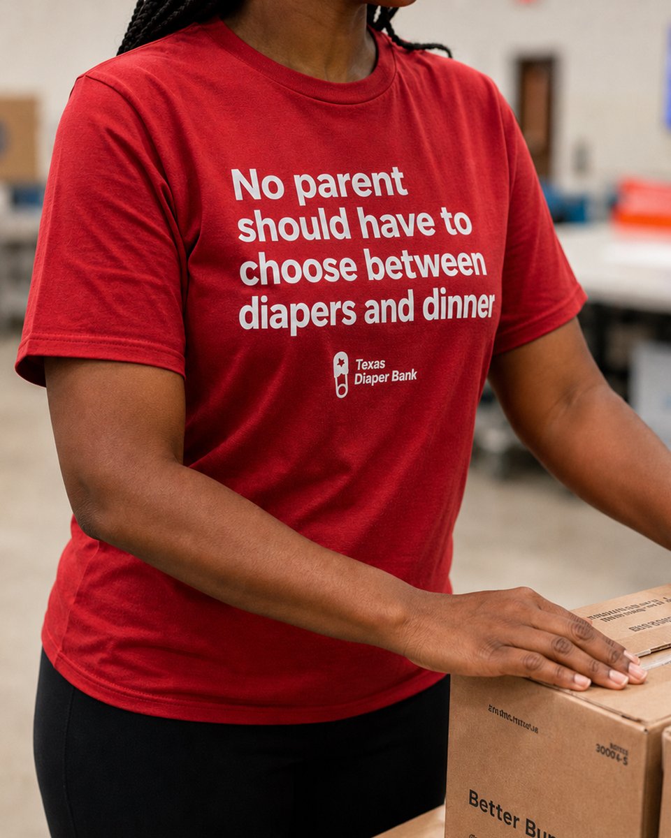 TXDIAPERBANK's tweet photo. No parent should have to choose between diapers and dinner.

But for many families, that choice is very real.

At Texas Diaper Bank, we meet parents and caregivers who are doing everything they can to keep their children clean, healthy, and cared for, even when money is stretched thin.

A pack of diapers may seem simple, but to a parent in need, it can mean relief. It can mean dignity. It can mean one less impossible decision this week.

Your support helps provide diapers, wipes, and basic essentials to families across our community.

Because no parent should have to face that choice alone. 

#TexasDiaperBank
#DiaperNeed
#EndDiaperNeed
#SupportFamilies
#BasicNeedsMatter
#SanAntonioNonprofit