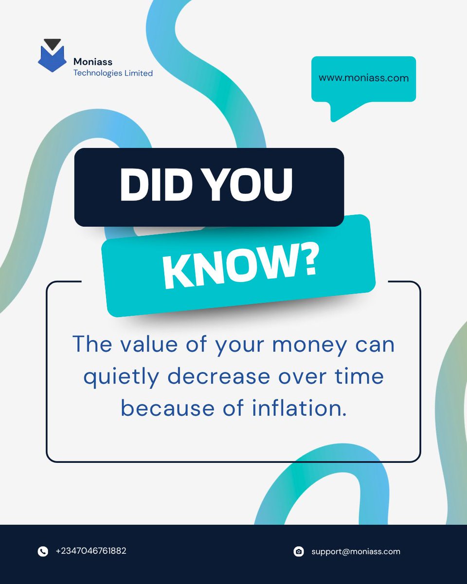 Moniasshq's tweet photo. The Naira you save today is worth less tomorrow.
Storing value in digital assets isn't a trend — it's strategy.
What's your inflation hedge? Drop it below 👇 https://t.co/6Ec64EzCLD