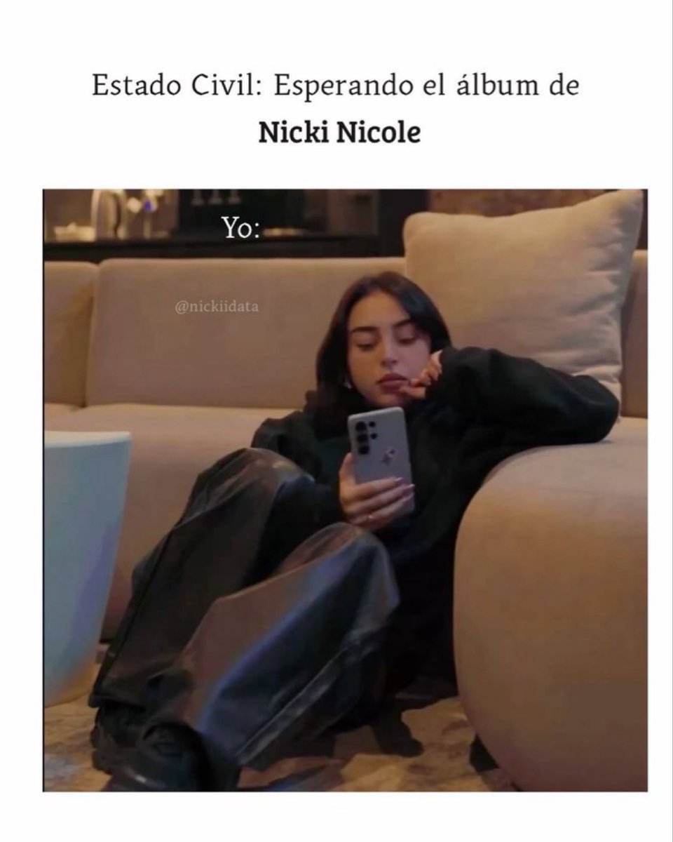 naikiidata's tweet photo. .@Nicki_Nicole19 dale che… https://t.co/EPHvmwwFB9