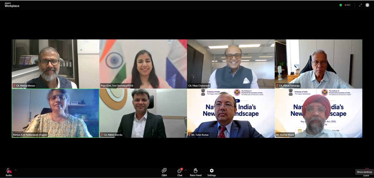 IncomeTaxIndia's tweet photo. The Income Tax Overseas Unit, Embassy of India, The Hague, in association with the ICAI Netherlands Chapter, organized a webinar on “Navigating India’s New Tax Landscape: Key Updates on the Income-tax Act, 2025, GST and GIFT City” on 29th June 2026.

Ambassador Kumar Tuhin highlighted India's efforts to simplify tax laws, enhance tax certainty and improve the ease of doing business. Expert sessions covered the key features of the Income-tax Act, 2025, recent GST developments, and opportunities offered by GIFT City. The webinar witnessed enthusiastic participation from the diaspora and business community.