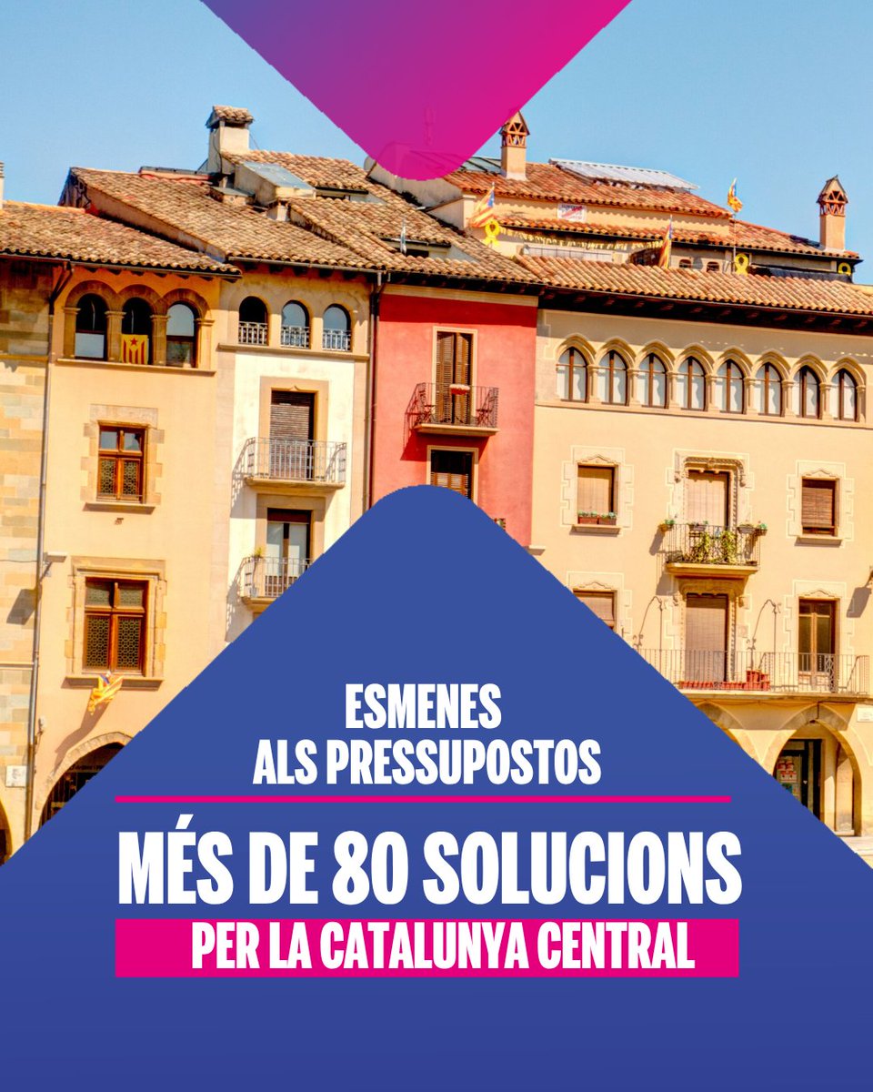 JuntsParlament's tweet photo. @Anna_Erra ➕80 solucions per la Catalunya Central

✅ Junts presentem esmenes als pressupostos per revertir els fracassos del Govern i per fer avançar la Catalunya Central amb rigor i lideratge.  

🔛 Solucions amb autoestima i ambició de país. Som l'alternativa! https://t.co/ReaG63IIX6