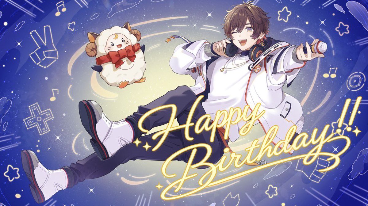 _amatsuki_'s tweet photo. ハッピーバースデー天月‼️‼️‼️‼️
生まれましたｵｷﾞｬｰ👶

例年、忙しない日々を送れていること
そして多くの愛情をもらいながら大切に日々を歩めていること
一つ一つの出会いに大きく感謝をしております。
どうぞこれからもよろしく〜✌️

今年の素敵なお誕生日イラストはたま先生！
今日だけでケーキ3つももらっちゃった🎂