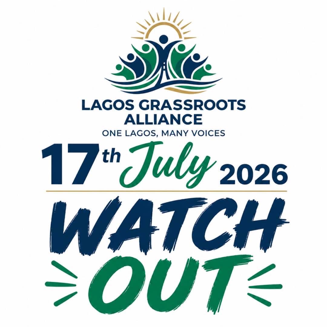 Lasgidialliance's tweet photo. Lagos Grassroots Alliance (LGA) is a platform connecting communities, encouraging civic participation, N strengthening collaboration for grassroots development across Lagos State.
One Lagos. Many Voices.

17 July 2026

#LagosGrassrootsAlliance #GreaterLagos #ComingSoon https://t.co/WCVvc0JAqF