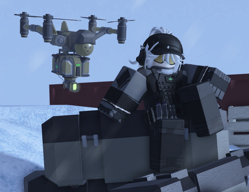 Maintacularity's tweet photo. A drone that heals a person, and an Injector that repairs a robot's frame integrity via nanites https://t.co/Bc4ROqnnec