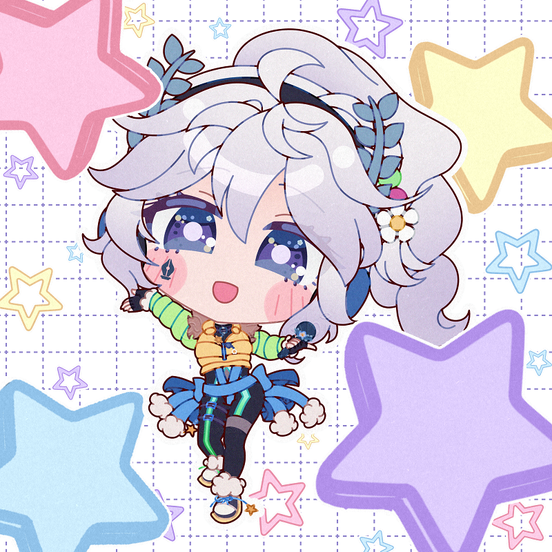 mazusabi's tweet photo. Drew Osta (@procrastotle's OC) ⭐️

Chibi comms are open for $10, VGen link in bio~ 🍀
#vgencomm https://t.co/2xq67ApljD