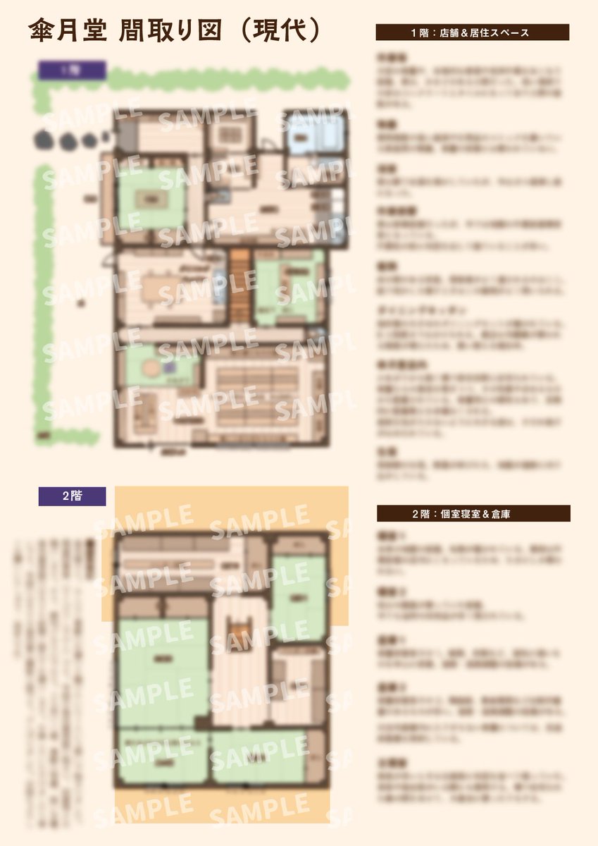 t_sakubousyzygy's tweet photo. 📢町内放送‼

朔望四季栞 （お便り版/データ版）
 https://t.co/74JAIDMd6q

傘月堂季節のお便りペーパー企画がはじまりました。
季節の写真と短い文章、シナリオの小ネタをのせてお便りします。初夏号は傘月堂の間取り図！🏠

お便り版は物理封筒でお届け＆データつき✉
データ版はPDFです🌔 https://t.co/PJpPFaNpJg