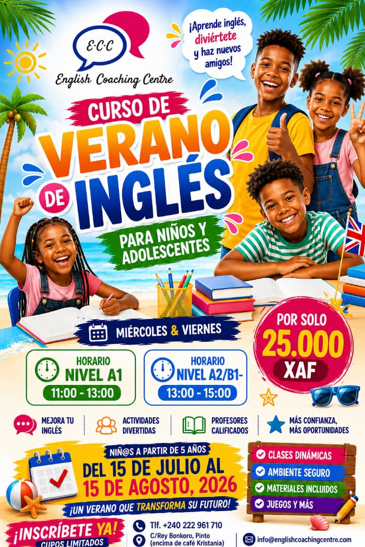 EnCoachingC_eg's tweet photo. ¡Haz que este verano cuente!
📚 Cursos Intensivos de Inglés para niños y adultos en English Coaching Centre.

✅ Clases dinámicas
✅ Profesores cualificados
✅ Grupos reducidos
✅ Plazas limitadas

¡Invierte en tu futuro! 

📩 Contáctanos para más información.

#AprendeInglés https://t.co/cujKOoinSQ