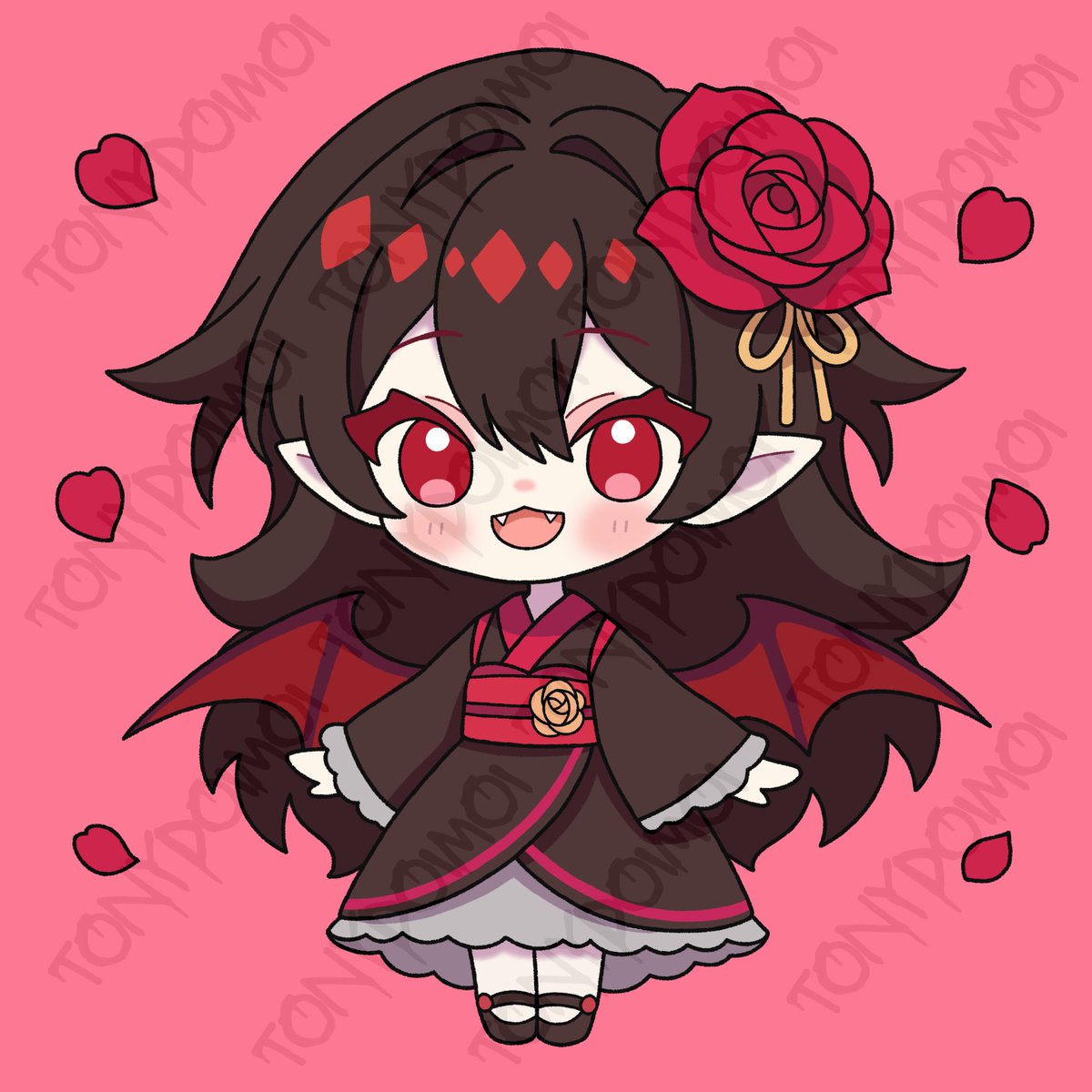 Tonydoimoi's tweet photo. New Chibi Adoptables Open! 💜🌹

• Purple Cat Boy: $15 🐱
• Rose Vampire: $20 🦇
• +$5 each for commercial use

If interested, feel free to DM me 📩
Shop: https://t.co/5Zf3ij9Puh

#adoptable #chibi #vgen #cuteart #commissions #catboy #vampire https://t.co/1bvlw60el4