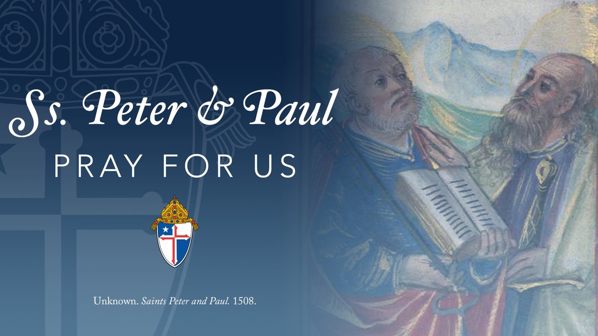 archbalt's tweet photo. Today we celebrate Ss. Peter &amp; Paul, patron saints of the city of Rome. 🏛️🇮🇹

Ss. Peter &amp; Paul, pray for us. 🙏 https://t.co/M7keo8GsYj
