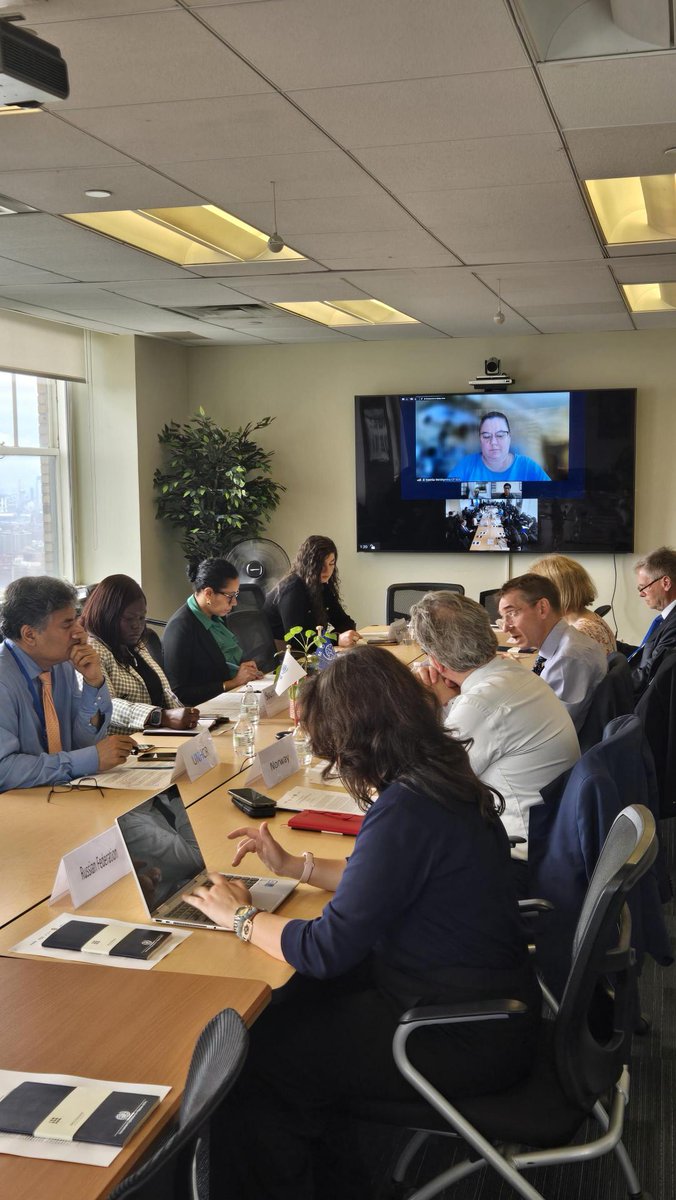 UNPeacebuilding's tweet photo. Last week, @bjw_williams, Chief of the Peacebuilding Fund (PBF) had the privilege of joining colleagues and partners during #PeacebuildingWeek for a timely discussion on ‘Advancing solutions through Peacebuilding: Delivering Coherent, Government-Led Responses to Internal Displacement’.

Forced displacement is one of the most damaging human effects of conflict globally. Durable solutions are not only humanitarian outcomes. They are inherently peacebuilding outcomes.