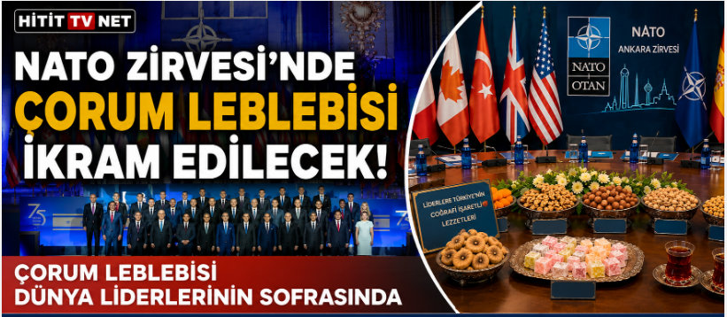 HitittvNet's tweet photo. 🇹🇷 https://t.co/GSpUezghjQ
https://t.co/y7xj82qRrJ
☑️NATO Zirvesi'nde Dünya Liderlerine
Çorum Leblebisi İkram Edilecek...
#HititTVNet #Çorum #ÇorumLeblebisi #NATO #NATOSummit #Ankara #RecepTayyipErdoğan #Coğrafiİşaret #TürkMutfağı #EmineErdoğan #Leblebi #Türkiye #Gastronomi https://t.co/hOhaY2UOWs