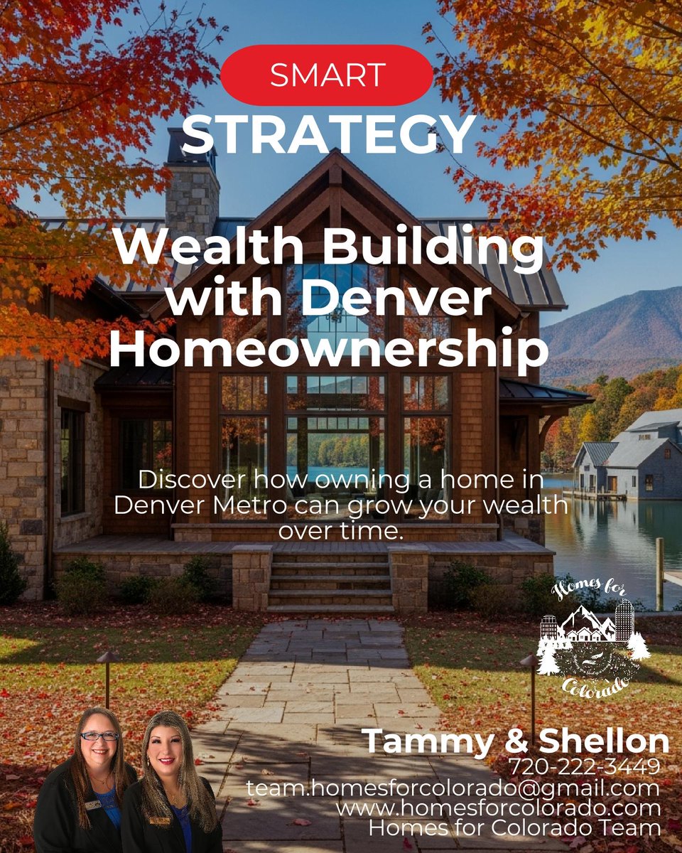 Homesforco's tweet photo. Building equity and riding long-term appreciation can turn homeownership in Denver Metro into a powerful wealth move, even as ownership costs rise.  

Would you hold for the long haul here? https://t.co/JXUxogNo0l