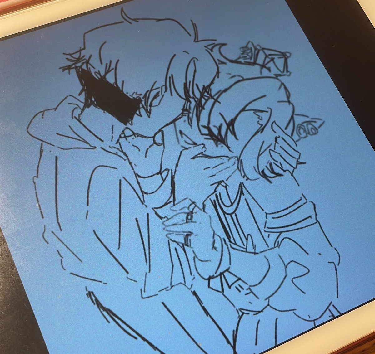 2000_1224_7's tweet photo. 後でまたちゃんと描くけどワダオペはクリムトの『接吻』が最も似合うよ https://t.co/zBVdqFYcBO
