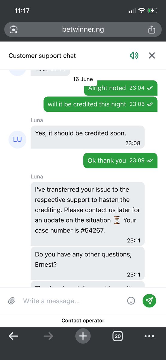 Ademolalookman5's tweet photo. @BetwinnerNg  @betwinner__eng  has refused to credit my deposit to my account since 16th of June till date with no reason https://t.co/xhYWyWtIcD