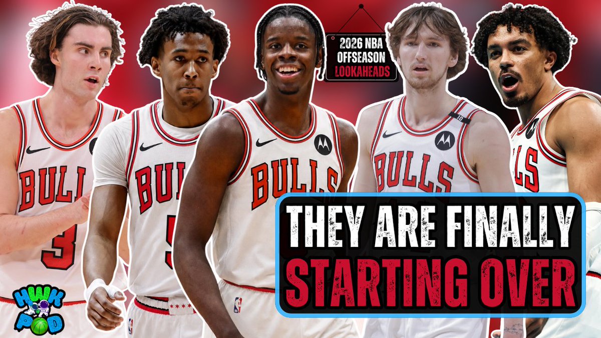 HardwoodKnocks's tweet photo. ‼️NEW POD‼️

📋 Chicago Bulls Offseason Lookahead

Cap vitals (0:05)
Direction (2:15)
Who's a keeper? (3:06)
Wilson-Buzelis (10:52)
Needs (13:22)
Targets + trades (15:15)

🔗s IN REPLIES⤵️ https://t.co/lnzpx3RqxX