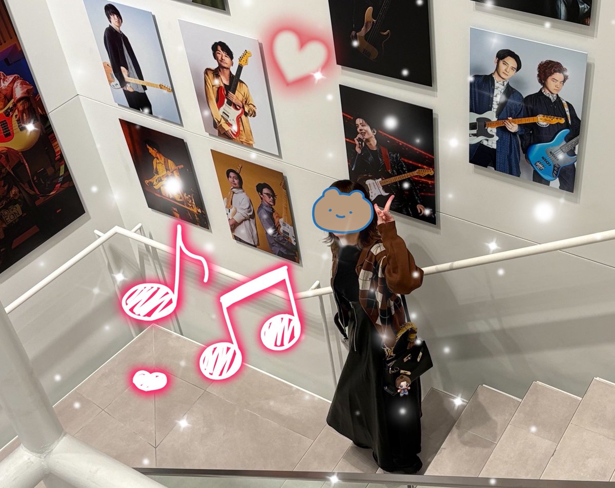 土曜日イベント前に #FenderFlagshipTokyo で晴一さんのギター見て来