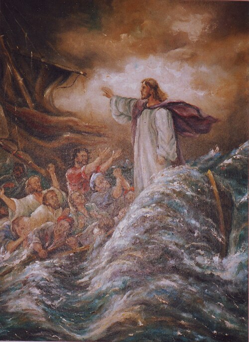 CathDailyRef's tweet photo. Rejecting the Storm of Vengeance
June 30, 2026
Tuesday of the Thirteenth Week in Ordinary Time

As Jesus got into a boat, his disciples followed him. Suddenly a violent storm came up on the sea, so that the boat was being swamped by waves; but he was asleep. They came and woke him, saying, “Lord, save us! We are perishing!” He said to them, “Why are you terrified, O you of little faith?” Then he got up, rebuked the winds and the sea, and there was great calm. Matthew 8:23–26

While we should understand Jesus’ teachings and actions in a literal sense, the Early Church Fathers also point to a deeper, symbolic meaning—what is known as the Spiritual Sense of Scripture. As the inspired Word of God, the Gospels contain limitless depth and wisdom. The message found in Jesus’ words and actions can be applied to any part of our lives and answer any questions we struggle with.

One such question is how we deal with the storms of life. Some storms come upon us externally, through illness, persecution, or unforeseen trials. When a storm sets in, we often react with fear and anxiety. When the storm is of our own making, such as from sin, the trial is often more severe. Though fear and anxiety are often the ill effects of life’s storms, another more deadly fruit can also arise: the anger that leads to vengeance.

In his preaching on this passage, Saint Augustine offers such an insight: “You have heard an insult—it is the wind; you feel anger—it is the wave. When the wind blows and the waves rise, the ship is in danger; so too, when insults stir your heart, your soul is tossed about and put at risk” (Sermon 63 on the New Testament, 2).

Because we live and interact with sinful people every day, we will inevitably experience the “wind” of an insult which can lead to the “wave” of angry feelings. When that happens, the question is: What am I going to do with that angry feeling? Augustine warns that insults, which stir up anger, pose a real spiritual danger. He continues: “If, upon hearing an insult, you desire vengeance, the storm swells within you. And behold, if you take vengeance, you may think you have triumphed—but in rejoicing over another’s harm, you have suffered shipwreck yourself.”

At some point, we have all allowed a storm to swell within us by seeking vengeance, which inevitably leads to our downfall. When anger gives way to irrational arguments, judgment, condemnation, or passive aggression—such as the “silent treatment”—our “boat” begins to sink.

Just as the wind and waves battered the Apostles, leading them to fear, so too does anger batter us, driving us toward vengeance and making things worse. In such moments, there is only one remedy: to cry out with the Apostles, “Lord, save us! We are perishing!”

What a perfect prayer in the midst of a trial that is turning into a storm! Had the Apostles ignored the presence of the Son of God—who was with them, asleep, awaiting their call—the storm would have continued, and they might have been shipwrecked. But they cried out, seeing that things were getting out of control.

When Jesus woke up, He first gently rebuked them, saying, “Why are you terrified, O you of little faith?” Applying this to our analogy of anger and vengeance, we can hear our Lord asking, “Why did you allow anger to take hold of you and swell into a storm?” Though Jesus, in His mercy, can calm the storm caused by our sin, a deep and abiding faith helps us to forgive the initial insult before it takes root, preventing it from growing into anger and vengeance.

Reflect today on any initial “wind” that tempts you toward anger. Choose to forgive and offer mercy in return. If a storm is already brewing in your heart, cry out to Jesus as the Apostles did. Though at times it might seem as if our Lord is asleep, He is always with you. Reject fear and anger the moment they begin to stir; but if they do arise, call upon Him in faith: “Lord, save me! I am perishing!” He will calm the storm.

My sleeping Lord, I know that You are always with me, calling me to faith and obedience to Your Word. Strengthen me in moments of temptation, that I may remain faithful and choose mercy over vengeance. When storms arise from my sin, forgive me, Lord, and calm the tempest within, healing the wounds caused by my lack of faith. Jesus, I trust in You.

Image: Ernst Georg Bartsch, CC BY-SA 3.0, via Wikimedia Commons

Read entire reflection:  https://t.co/WEc2ewRgxS

#GospelOfTheDay
