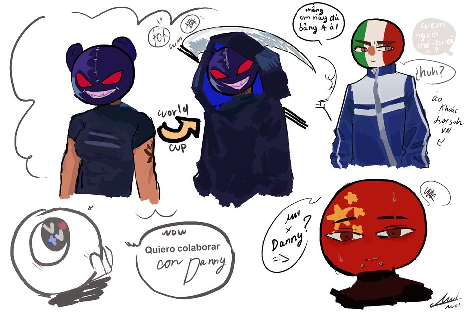 Mui121203's tweet photo. fanart for @DaFriix 
I wish but I draw like pusi 🥲
#countryhuman 
#countryhumans https://t.co/Y0GeZfndnO