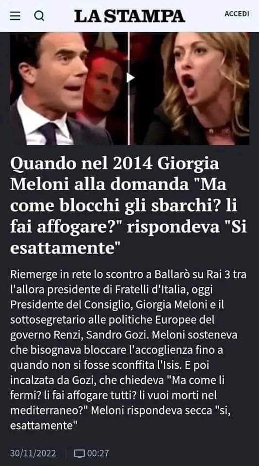 FabioSava's tweet photo. @valeguerrieri @GiorgiaMeloni Ah la destra guarda invece che cos’è 🤦🏻‍♂️ fare ridere i polli 🤮 https://t.co/KfkCe2PiAO