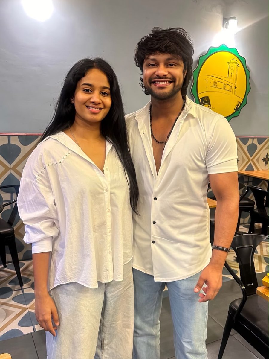 ChennaiTimesTOI's tweet photo. Actress #BrigidaSaga opens up about her relationship with #AnanthRam, offering a glimpse into their shared experiences and the bond they cherish. https://t.co/TGmR1v2FzV