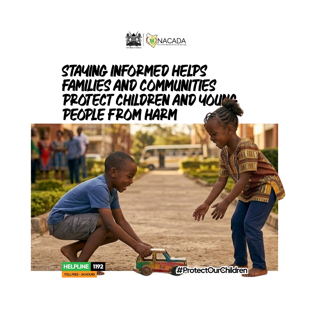 NACADAKenya's tweet photo. ⚠️🧠 Staying Informed Protects Our Children

The drug landscape is evolving – emerging substances and new distribution methods pose fresh challenges.

Staying informed helps families and communities protect young people from harm.

Knowledge is power. Stay vigilant. 🧡