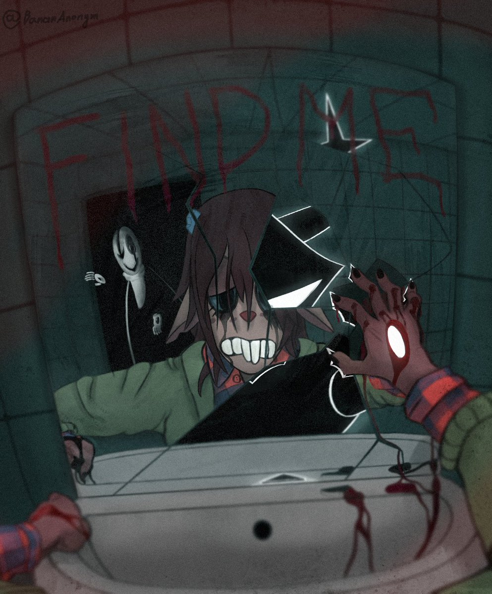 BananAnonym's tweet photo. Lost Girl in the Mirror

#DELTARUNE #fanart #art #dess https://t.co/bR499a4a36