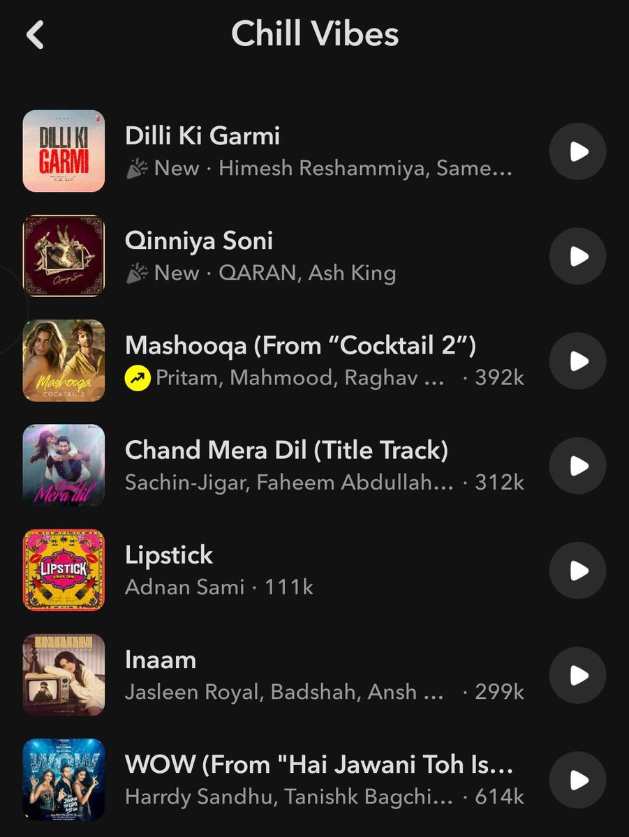 nehalchudasama9's tweet photo. Thank you for all the love to “Qinniya Soni”.
* Trending on Instagram audio
 * #1 Qinniya Soni is featured in the Dance Hits playlist on Snapchat!
 * #2 Qinniya Soni is featured in the Chill Vibes playlist on Snapchat!
AND to see YOUR LOVE IN THE COMMENTS 
HERE https://t.co/wbeoiYYAv7
I LITERALLY YELLED MY HEART OUT ❤️🥹