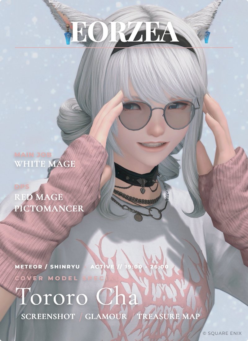 tororo_SoP's tweet photo. 作ってみた！！
#ynmagcard #FF14キャラクターカード https://t.co/LL0I733QrX
