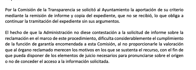 naroh's tweet photo. Hola @GorettiSRei @maria_rzs, buenas tardes. Quería haceros una pregunta, como parte del equipo de gobierno de Santiago de Compostela que sois, alcaldesa y concejala.

❓¿Por qué el Ayuntamiento lleva desde enero sin responder a la solicitud de transparencia 2026000519, que pide acceso a un contrato menor de 14.900€?

⁉️¿Por qué habéis ignorado la resolución 69/26 de la Comisión de Transparencia de Galicia, que os obliga a entregarme la documentación solicitada en ese expediente?

🙅‍♂️Resolución que, por cierto, la Comisión tomó sin que tampoco contestaseis a sus comunicaciones, "dificultando considerablemente el cumplimiento" según la propia Comisión.

👨‍⚖️ Estáis incumpliendo la ley de transparencia e ignorando de forma irregular una resolución del organismo de transparencia. El plazo para presentar un contencioso contra la resolución acabó la semana pasada.

¿Habéis presentado el recurso o vais a seguir dando la callada por respuesta? ¿Hay algo que ocultar?