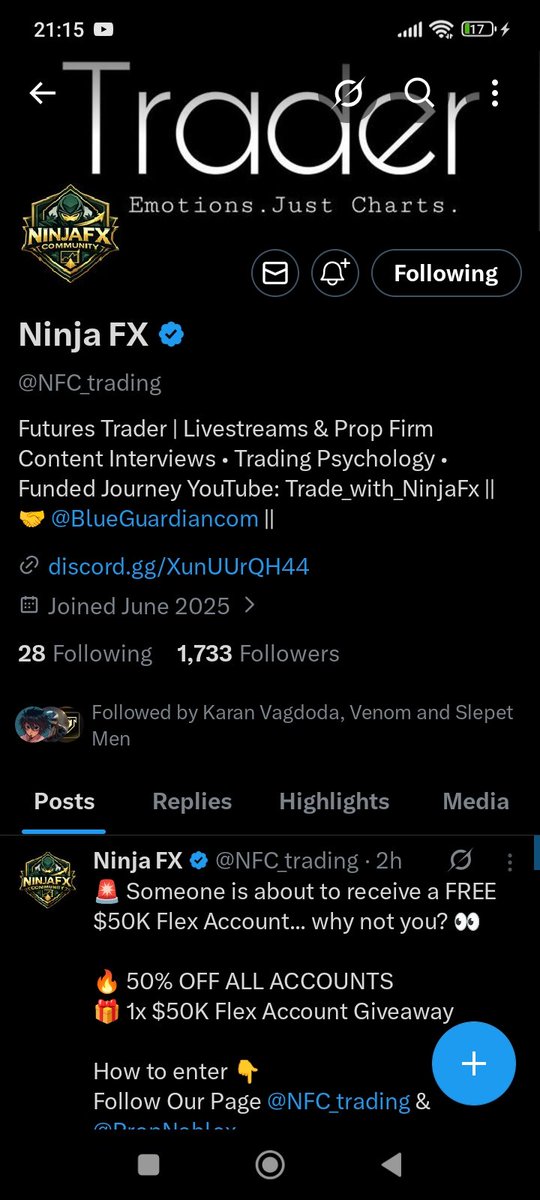unknown7Gkl's tweet photo. @NFC_trading @PropNoblex Done https://t.co/0x4sE0QAEu