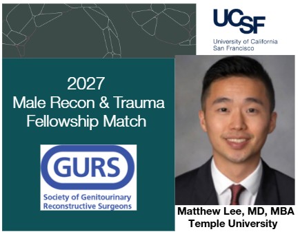 UCSFUrology's tweet photo. 🎊Congratulations to Matthew Lee, MD, MBA for matching into the UCSF Recon &amp; Trauma GURS fellowship program. Welcome to the UCSF Urology family! 🎉🥳 @MLee019 #GURS #GURSMatch https://t.co/GbqJsWMSMI