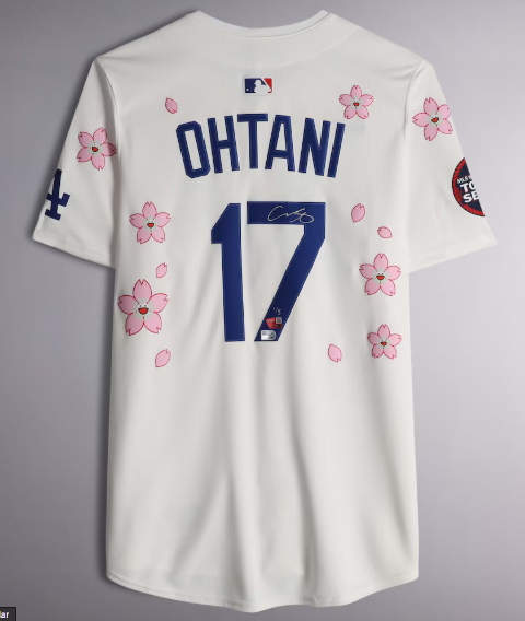 1人6個まで】 東京シリーズ 大谷翔平選手×村上隆 桜柄ユニフォームが