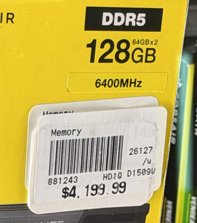 Sankew06's tweet photo. wait a sec... Apple's RAM is still technically cheaper even after the hikes😭 https://t.co/lEKKu4U1v7