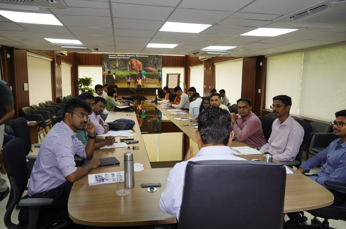 slothbear2026's tweet photo. As part of the IGNFA training curriculum, the Wildlife Institute of India (WII), Dehradun, is conducting a three-day elective module (29 June – 01 July 2026) on Managing Human–Wildlife Coexistence in Agriculture Landscapes for officer trainees (Batch 2024) of the IGNFA.

The programme began with an overview of the module and training approach by Dr. Ramesh Chinnasamy, Scientist-E, WII, outlining the key themes and expected outcomes.

Dr. S. Sathyakumar then led a session on “Overview of Human–Wildlife Conflict: Patterns & Major Drivers”, highlighting how species behaviour, habitat conditions, and human activities shape conflict patterns.

The trainees were subsequently introduced to the diverse dimensions of human–bear interface management, exploring how conflict scenarios differ among India's bear species—from crop depredation by Asiatic Black Bears to livestock interactions involving Himalayan Brown Bears. The discussion also highlighted the unique challenges associated with Sloth Bears, where conflicts are largely driven by sudden encounters, crop use, and habitat degradation, underscoring the need for landscape-specific, ecology-based management approaches.

The sessions provided practical insights for officer trainees from different range states, strengthening their understanding of human–wildlife interface management.

#IGNFA #HumanWildlifeConflict #SlothBear #WIIProjectSlothBear #BearConservation

@moefcc @CentralIfs @NationalCAMPA @wii_india @IGNFA_GoI @SACONCoimbatore @wii_eiacp @GobindsagarBha1 @RuchiBadola2 @EIACPIndia @CRamesh_WII @Kramesh95 @amarjeet_kaur10 @BivashPand34733 @paragnigam09