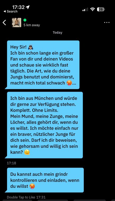 😈 Chill Dom | 150k 🔥⛓️ - 2 pic. Das ist ja mal ein Cutie… und er weiß genau, was er will. 👀 Soll ich den mal einladen und richtig einsetzen? 😈 Wollt ihr ihn in meinen Videos sehen, wie er richtig benutzt wird? Meinungen?👇 https://t.co/k6pkaCoHx3