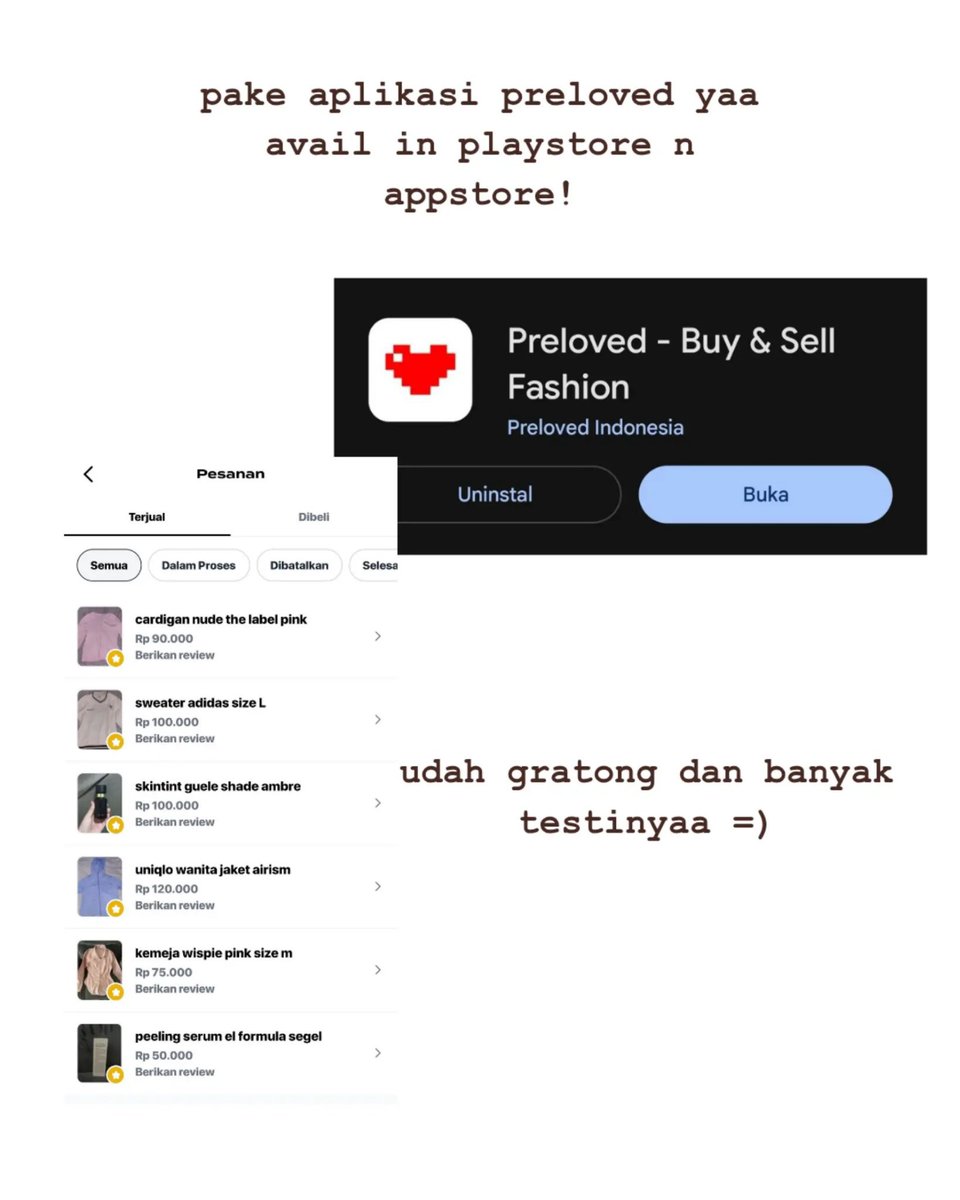 waldoerf's tweet photo. wts preloved skincare skin1004 ori
lengkap w/box (scan barcode/ss an dr official store)
🛒 gratis ongkir di app preloved
💸 take all 200k 

#wts #skin1004 #preloved 
t. wts want to sell preloved skin 1004 moisturizer ampoule toner pad tinted sunscreen https://t.co/DPlob0yAW9