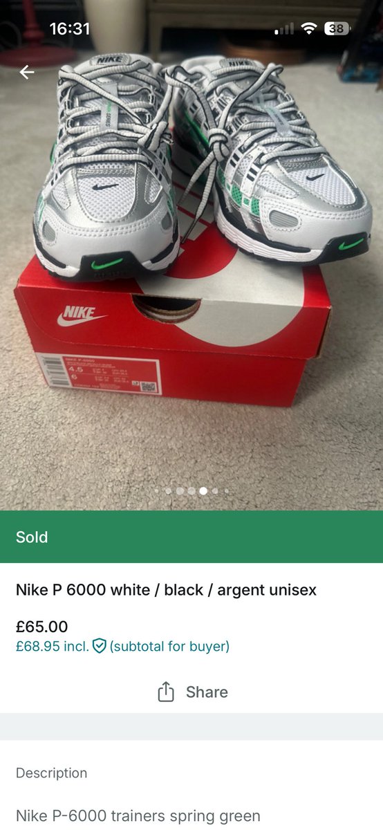 RyanSidebottom's tweet photo. @CourierEvri Hi I sold a pair of my daughters trainers on Vinted new / never used !! You might want to investigate your driver / courier 
Turned up with box smashed and ripped open with no trainers inside. Here’s pics of sent and then collected 
Shocking  
Your driver ??? https://t.co/AtuokbhgJy
