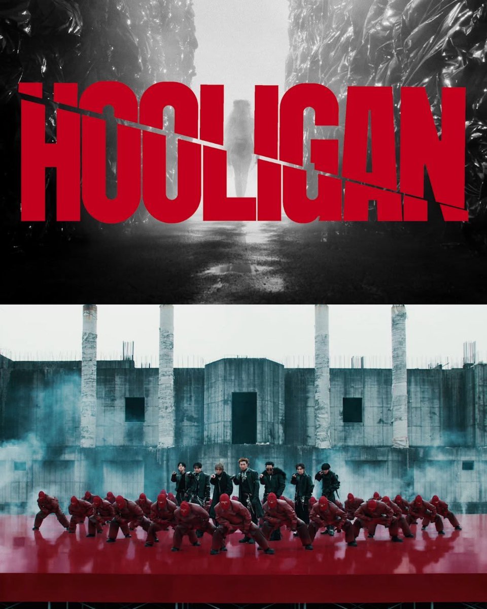 teeheehyung's tweet photo. Why the HA-HA-HA-HA in Hooligan? Was it necessary? 

In Hooligan, BTS voluntarily sheds their hyper-polished, strictly managed idol images to embrace this raw, wild state. BTS re-frames the word as an essential act of liberation. The frantic, manic laughter 'Ha-ha-ha-ha' combined with industrial grinding noises and a heavy bassline functions as a psychological trigger that shatters social structures.

The Laughter as the 'Jester’s Rebellion' Against Structure: In sociology & literature, polite laughter is used to maintain social order and show respect. Manic, unhinged laughter does the exact opposite: it signals that the rules no longer apply.

The Death of Fear: By laughing frantically in the middle of a heavy track, BTS signals that they are completely detached from the pressures, critiques, and expectations of the music industry. It is the laugh of the 'Jester'—the only character in a royal court who could mock the king without being executed.

Nietzsche argued that when the wall of rationality breaks down, individuals experience a terrifying yet ecstatic return to 'Primal Unity' : a state where you forget your individual identity and merge with the collective chaos (the stadiums BTS are selling out and having thousands of people laughing manically WITH them). 

Yes. It was absolutely necessary. It made the loudest statement in their album. The court (people/antis) did not agree with Jester (BTS), so Jester laughed without being executed (b/c they are too big for them to cancel).

#bts #arirang #hooligan