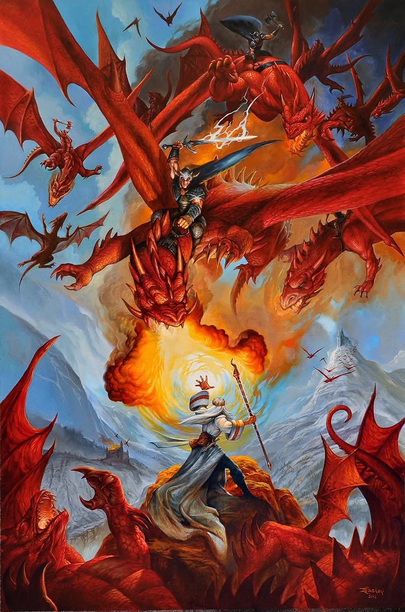 KevinLamb74's tweet photo. "The Epic Quest" by Jeff Easley (1985)
#FantasyArt https://t.co/o6kYn2xnsX