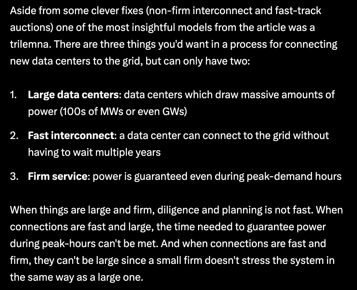 ChrisGillett's tweet photo. Nice summary of the Data Center Trilemma from my recent @WorksInProgMag article. Thank you @PossibltyResult for sharing! https://t.co/sFrCBAGEFg