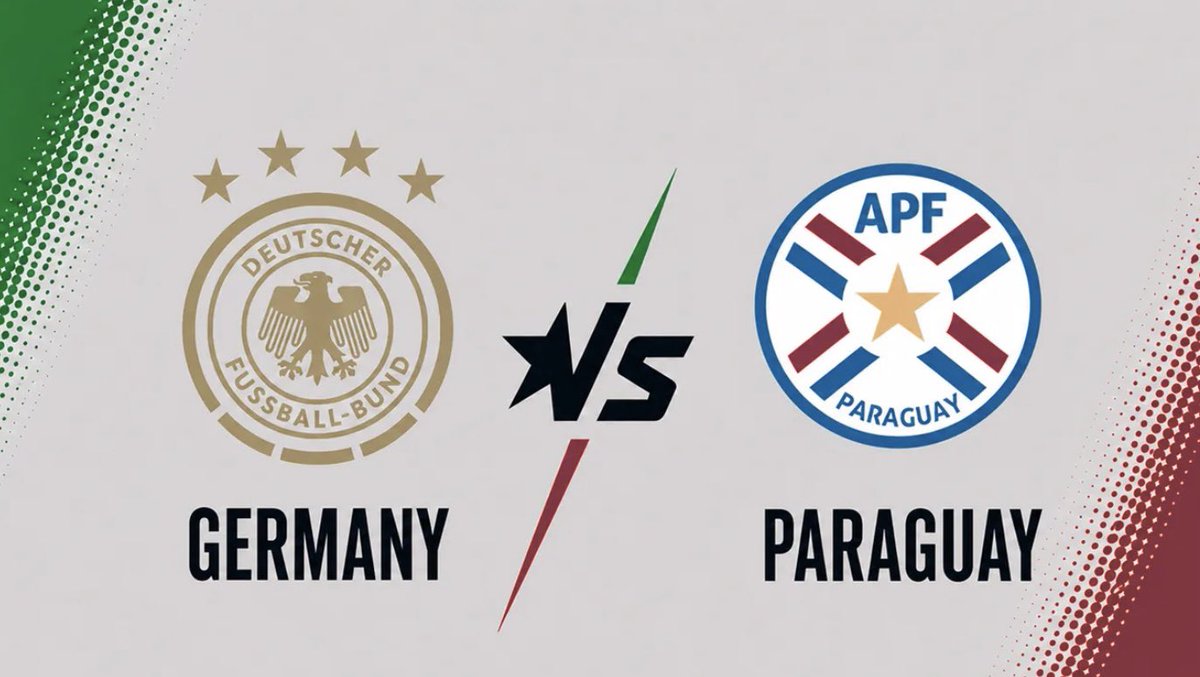 ChathamButler's tweet photo. We are into the Knockout Stage of #worldcup2026! Brazil 🇧🇷 v Japan 🇯🇵 start us off at 1pm, followed by Germany 🇩🇪 v Paraguay 🇵🇾 at 4:30pm! Netherlands 🇳🇱 v Morocco 🇲🇦 kick off at 9pm in the night cap! https://t.co/Dfjx9Wd6ti