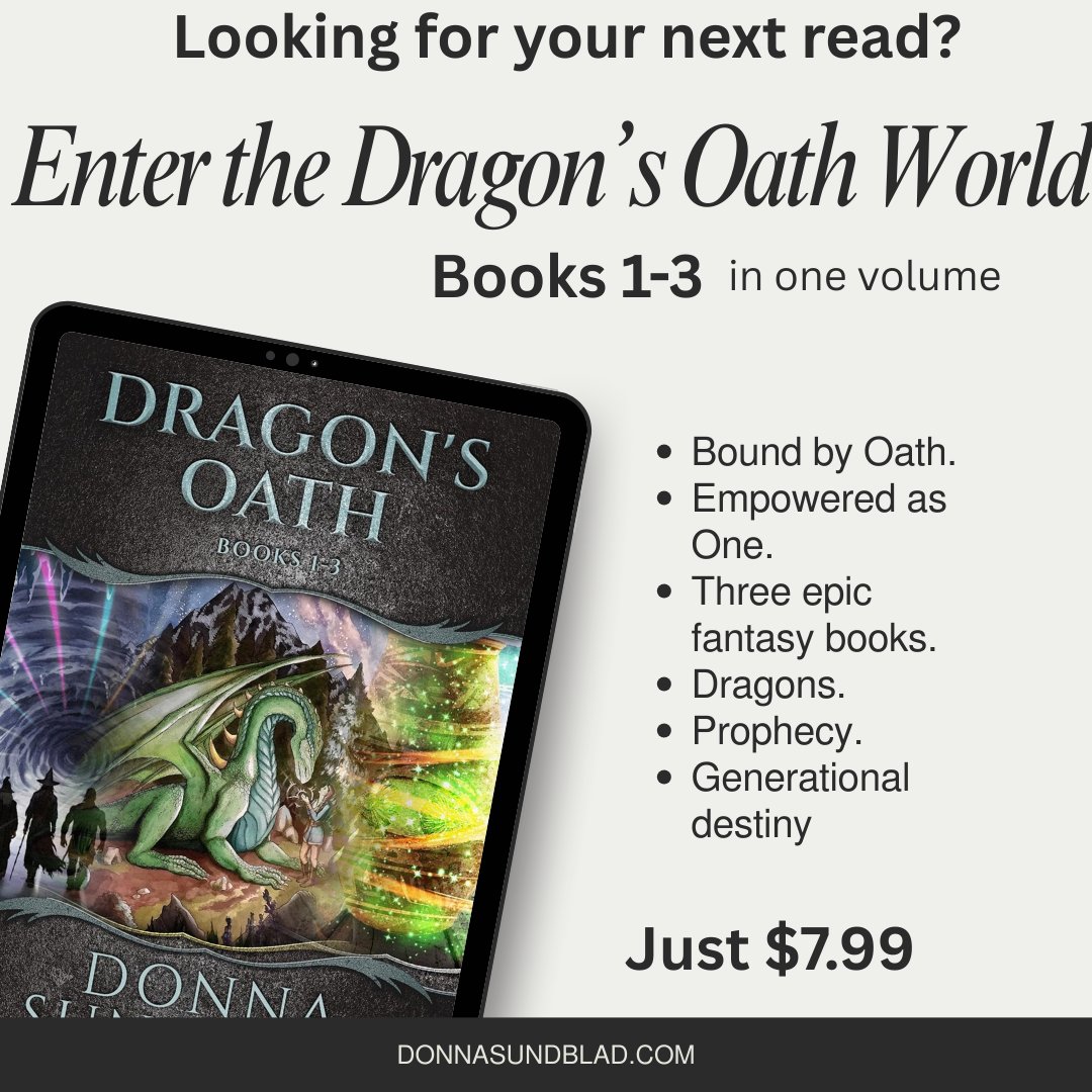 DonnaSundblad's tweet photo. @Davidblr777 Chosen by dragons. Bound by Oath. Tested by time. Bound by destiny. Empowered as One. https://t.co/kJSKI5LDra #FantasySeries #SFFBooks #IndieFantasy #BookSeries #ReadFantasy https://t.co/Zcs3Gujgml
