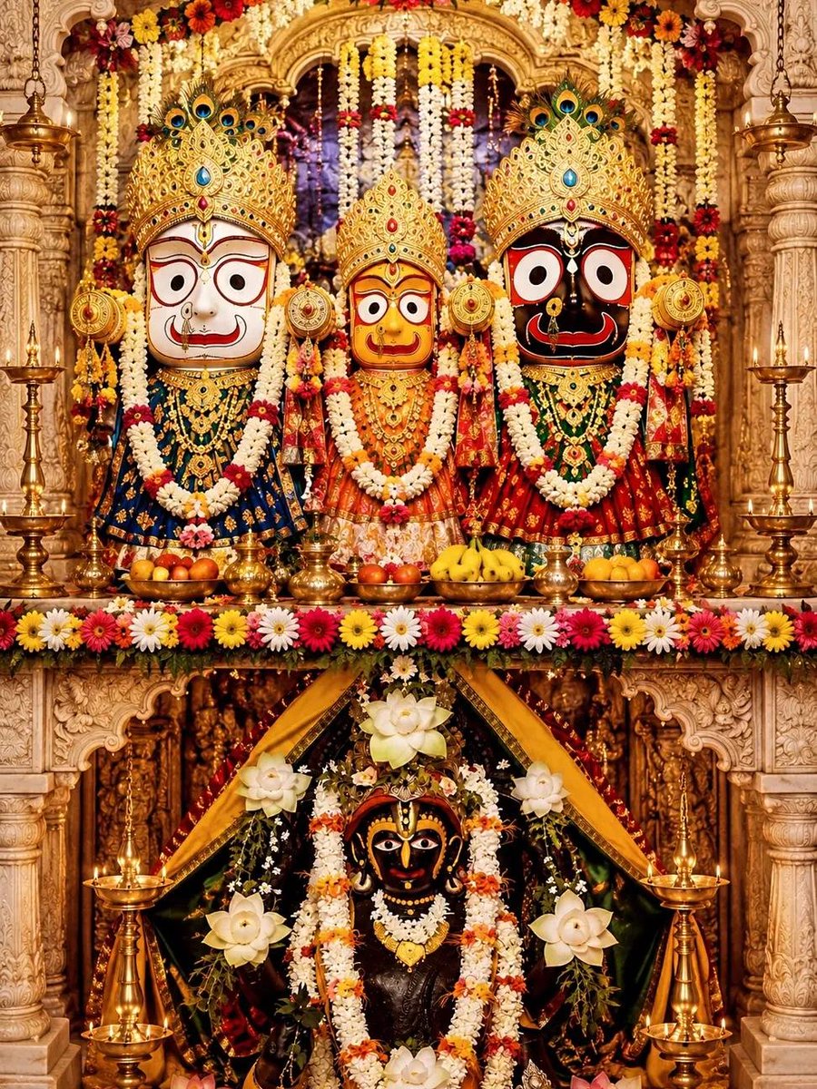 SatapathyRaghab's tweet photo. ଯାହାର ରକ୍ଷକ ସ୍ୱୟଂ ମହାପ୍ରଭୁ ଜଗନ୍ନାଥ,
ତାହାର କ୍ଷତି କରିବାର ଶକ୍ତି କାହାରି ନାହିଁ।
ଜୀବନରେ କେତେ ବଡ଼ ସମସ୍ୟା ଆସୁ ନା କାହିଁକି , ମହାପ୍ରଭୁଙ୍କ ଉପରେ ଭରସା ରଖନ୍ତୁ, ସମୟ ଆସିଲେ ସେ ଅସମ୍ଭବକୁ ମଧ୍ୟ ସମ୍ଭବ କରିଦେବେ। 

ଶୁଭ ରାତ୍ରି 🌹
ଜୟ ଶ୍ରୀ ଜଗନ୍ନାଥ 🙏🚩 https://t.co/5pVYCMUt7b