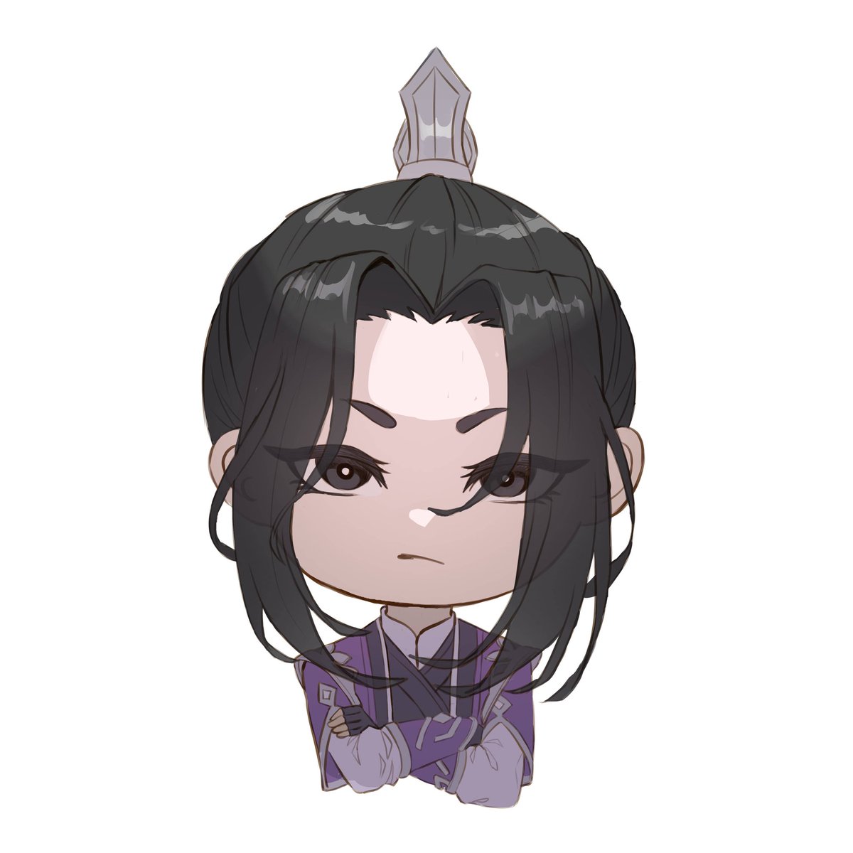 Delatroyaa's tweet photo. Sect leader… why must you look at me like that…
.
Art com by @/OtsiraN 
.
#JiangCheng #江澄 #MDZS https://t.co/Bv2L4DXiOd