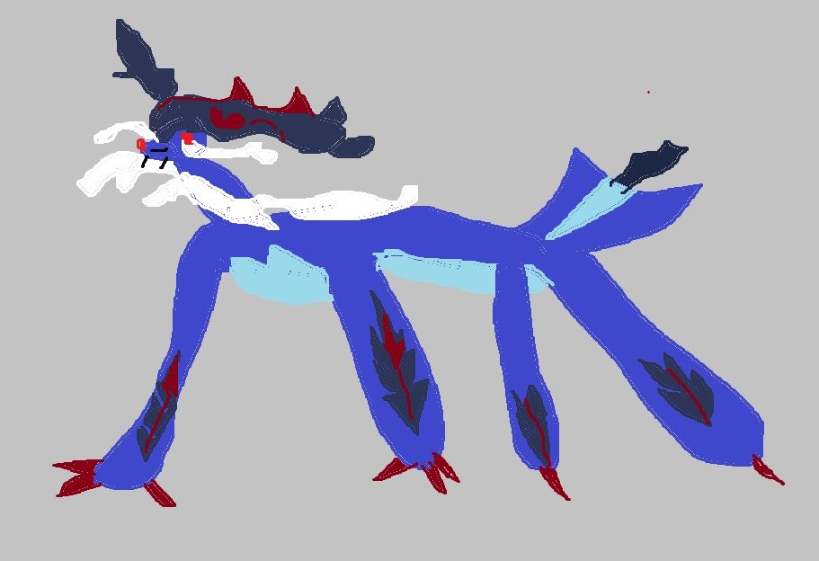 DracovishGlazer's tweet photo. I made Hisuian Samurott on Paint 

(same vibe) https://t.co/DzOVzyc1Vv