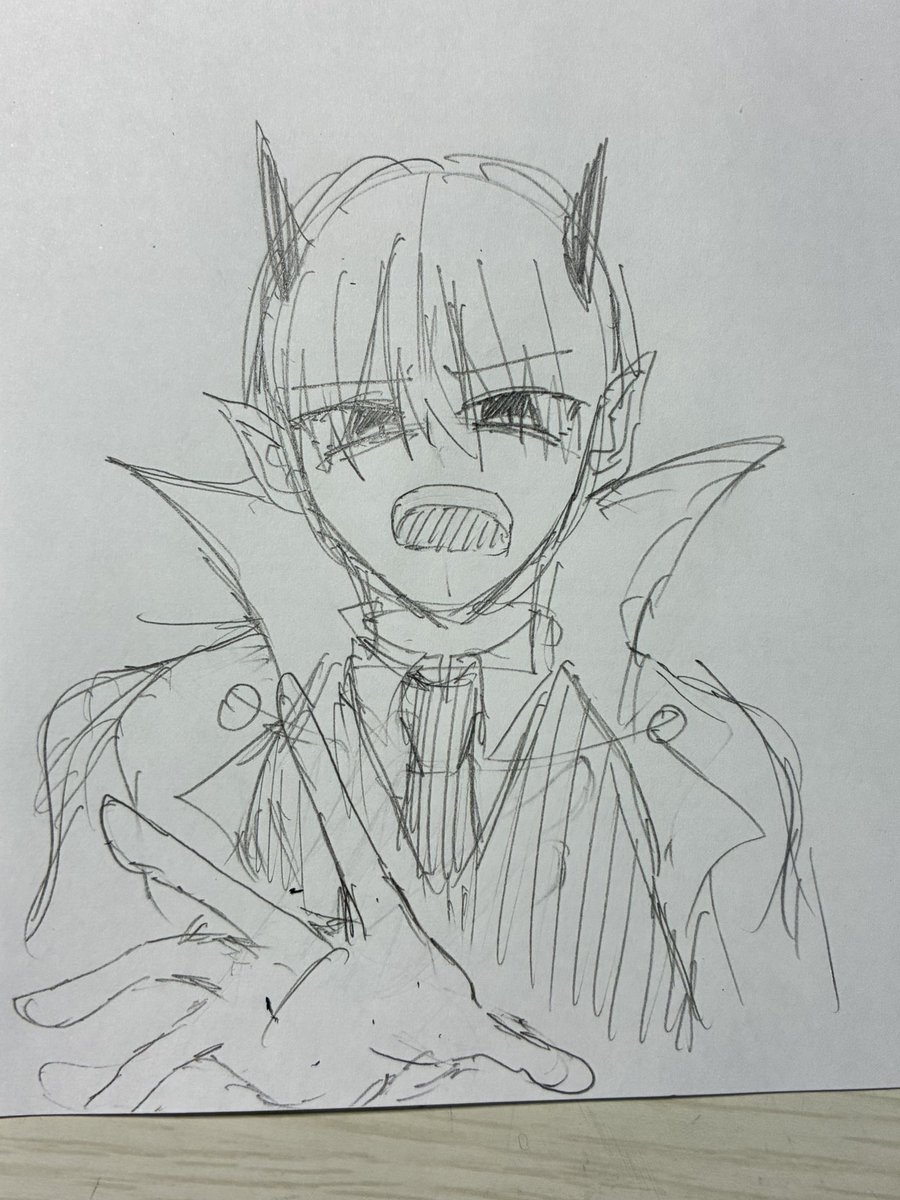 PMRary's tweet photo. 没だけどよく描けたエンデくん

 #イラスト #アナログ https://t.co/bi64Y0NULf