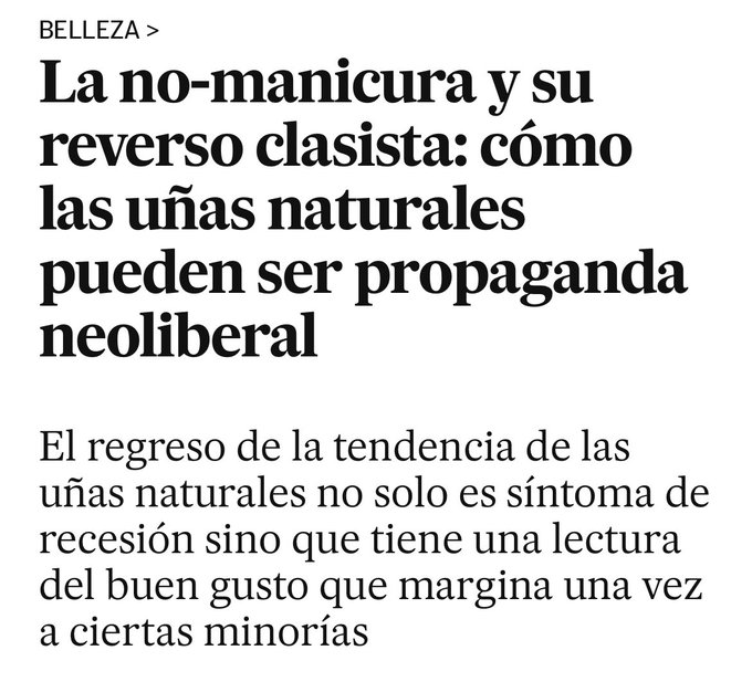 SilM_DG's tweet photo. Si, chicas. Tener uñas kilométricas, llenas de acrílicos con las cuales no podés hacer nada útil en tu vida es horrendo. Ya pueden sentirse discriminadas. https://t.co/suBnVJJ1CL