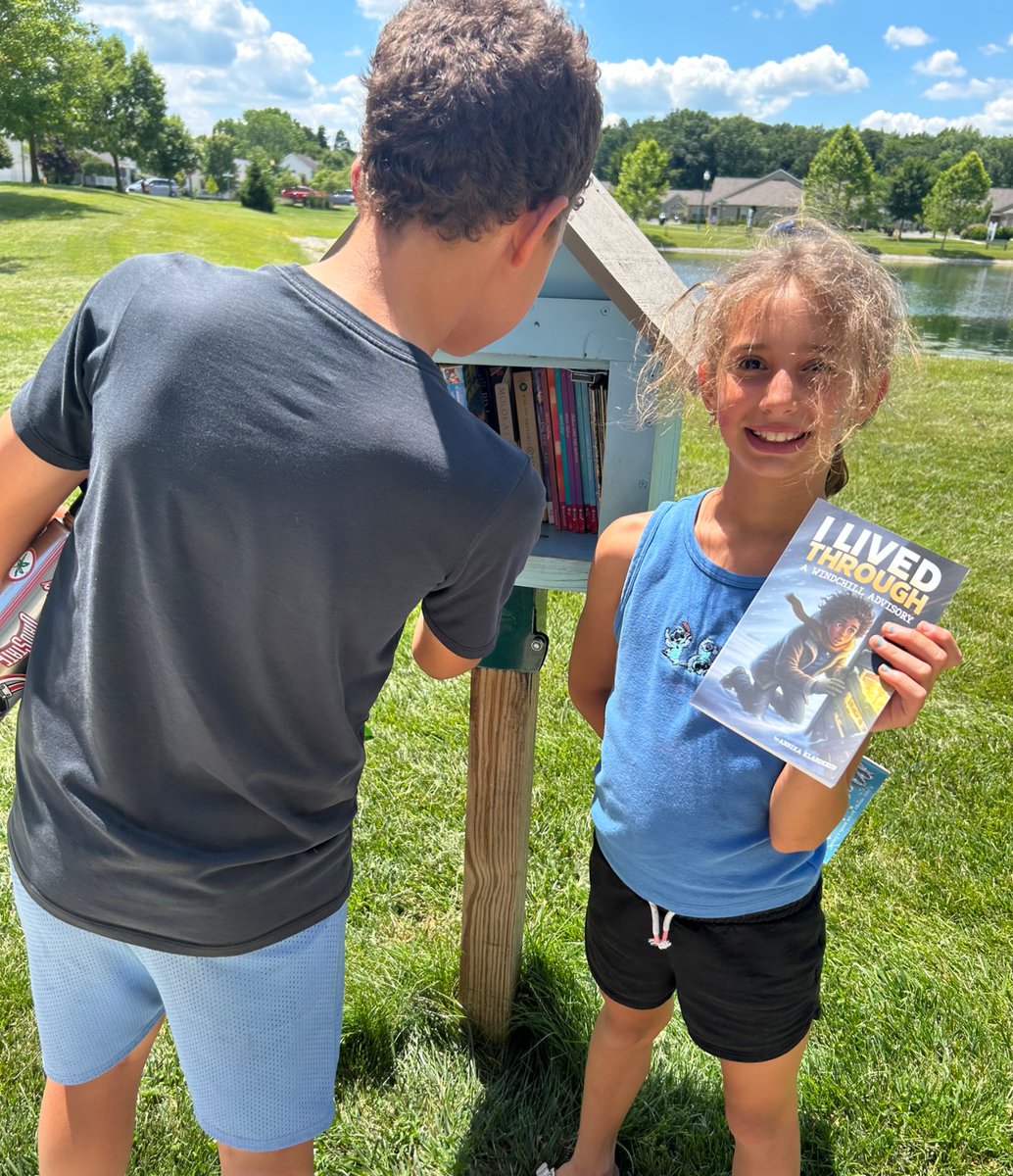 StoryGospel's tweet photo. My book is in the #minilibrary ! 📕
#littlelibrary #writingcommunity #readingfun #summerfun https://t.co/D6ccYOcGS3