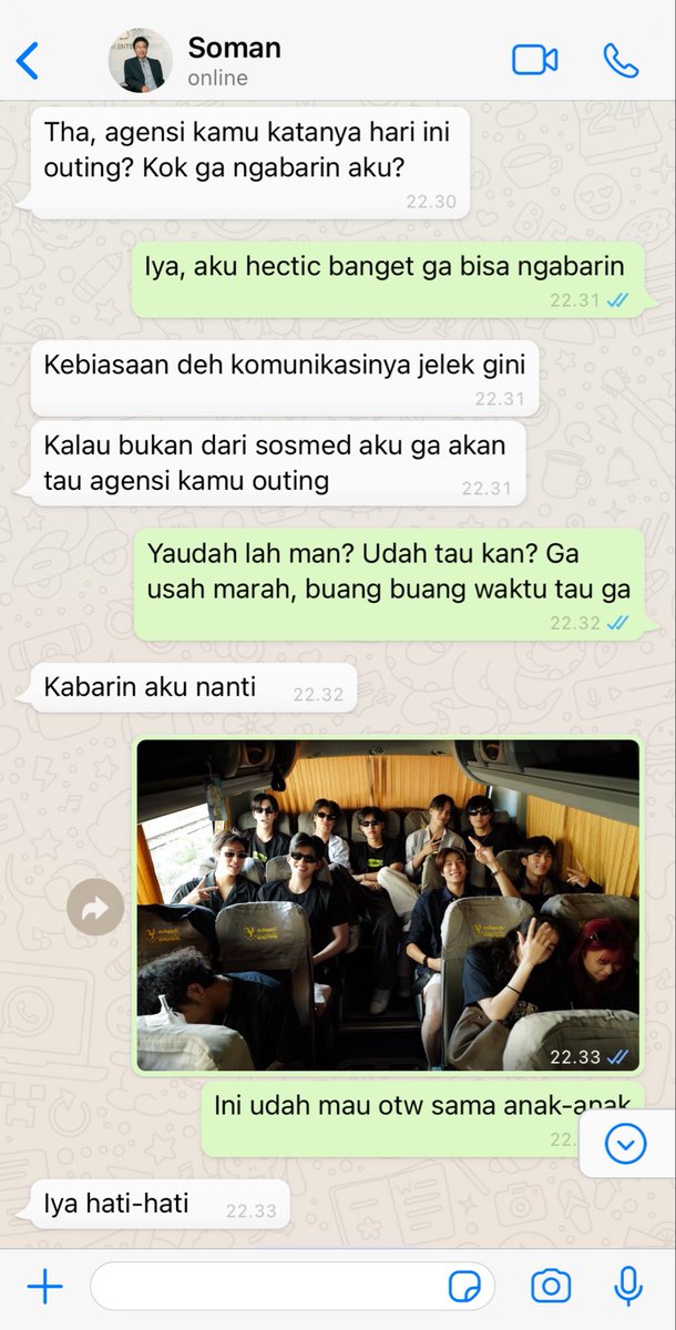 thevoyvin's tweet photo. Kira-kira gini percakapan mereka https://t.co/T2PTxqus7t
